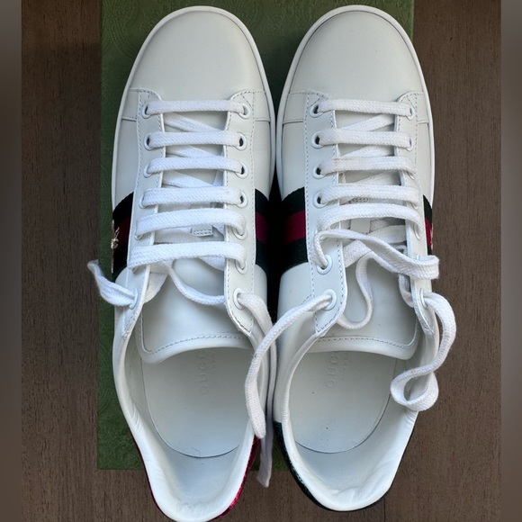 Women’s Gucci Ace Sneaker with Bee size 38 - Picture 9 of 11